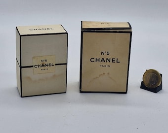 Profumo Vintage Extrait de Parfum, Chanel No 5, 14ml con Scatola Originale, Fragranza Rara da Collezione Francia Anni 50