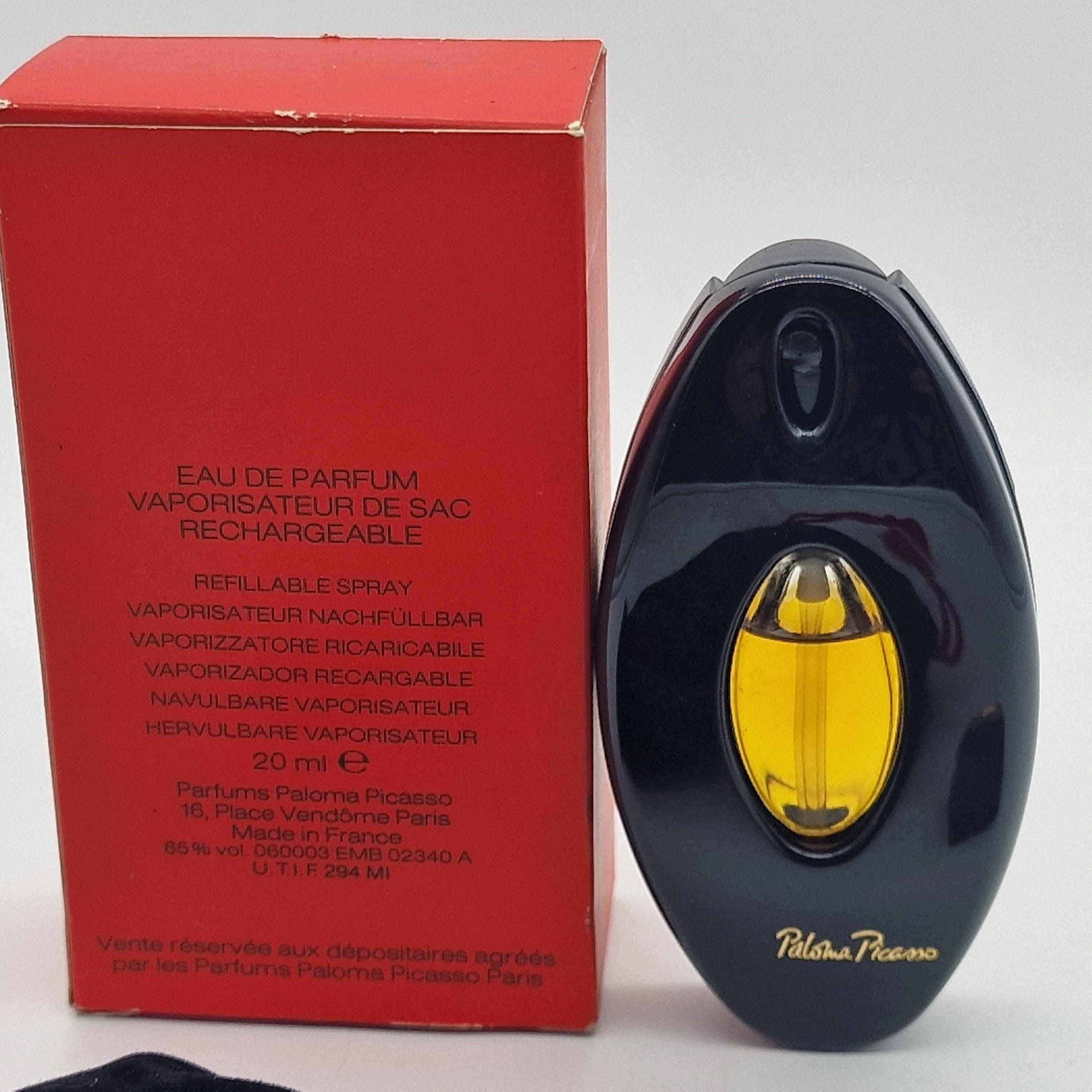 Vintage Purse Spray Eau De Parfum, Paloma Picasso Refillable
