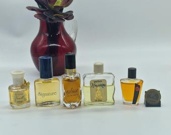 Lot de 5 Parfums de Collection, Amapola Californiana Josephine Kell, Berdoues, Max Factor, Ganassini, Konomitsu, Vintage