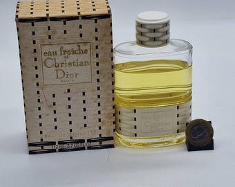アンティーク 香水瓶 ブルーガラス エナメルと金彩 鈴蘭 1910年頃