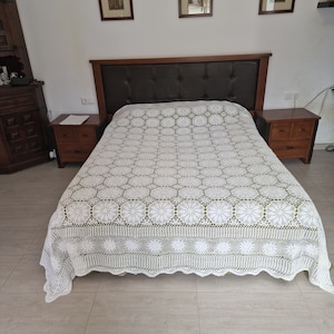 Vintage lace quilt. Handmade
