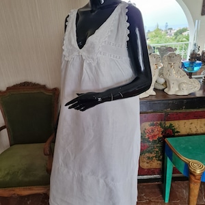 Antique nightgown, vintage early 20th century