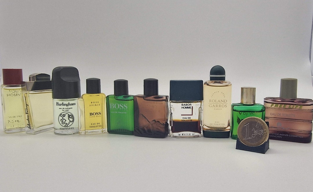 Vintage Mens Perfume Miniatures - Hugo Boss, YSL, Atkinsons & Ferragamo ...