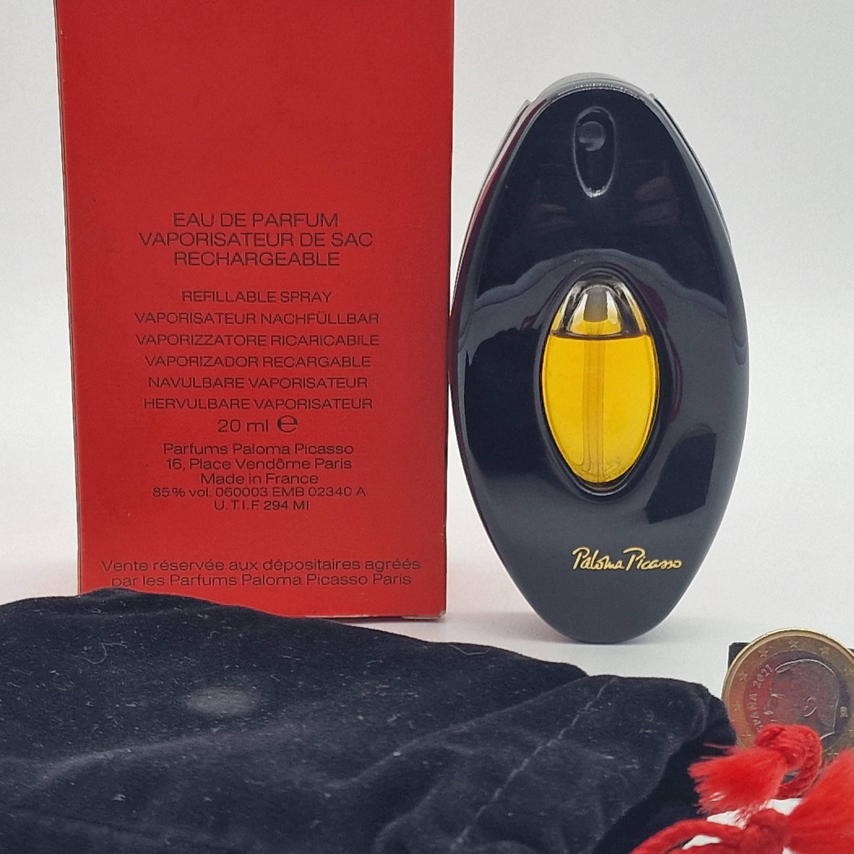 Vintage Purse Spray Eau De Parfum, Paloma Picasso Refillable