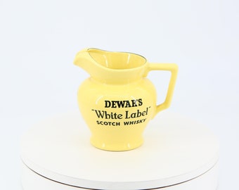 Dewar's White Label Scotch Whisky Water Jug, Wade Regicor Ceramic, 1930s