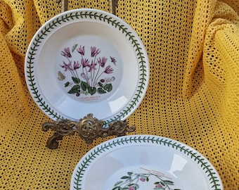Vintage deep plate from Portmeirion Botanical Garden