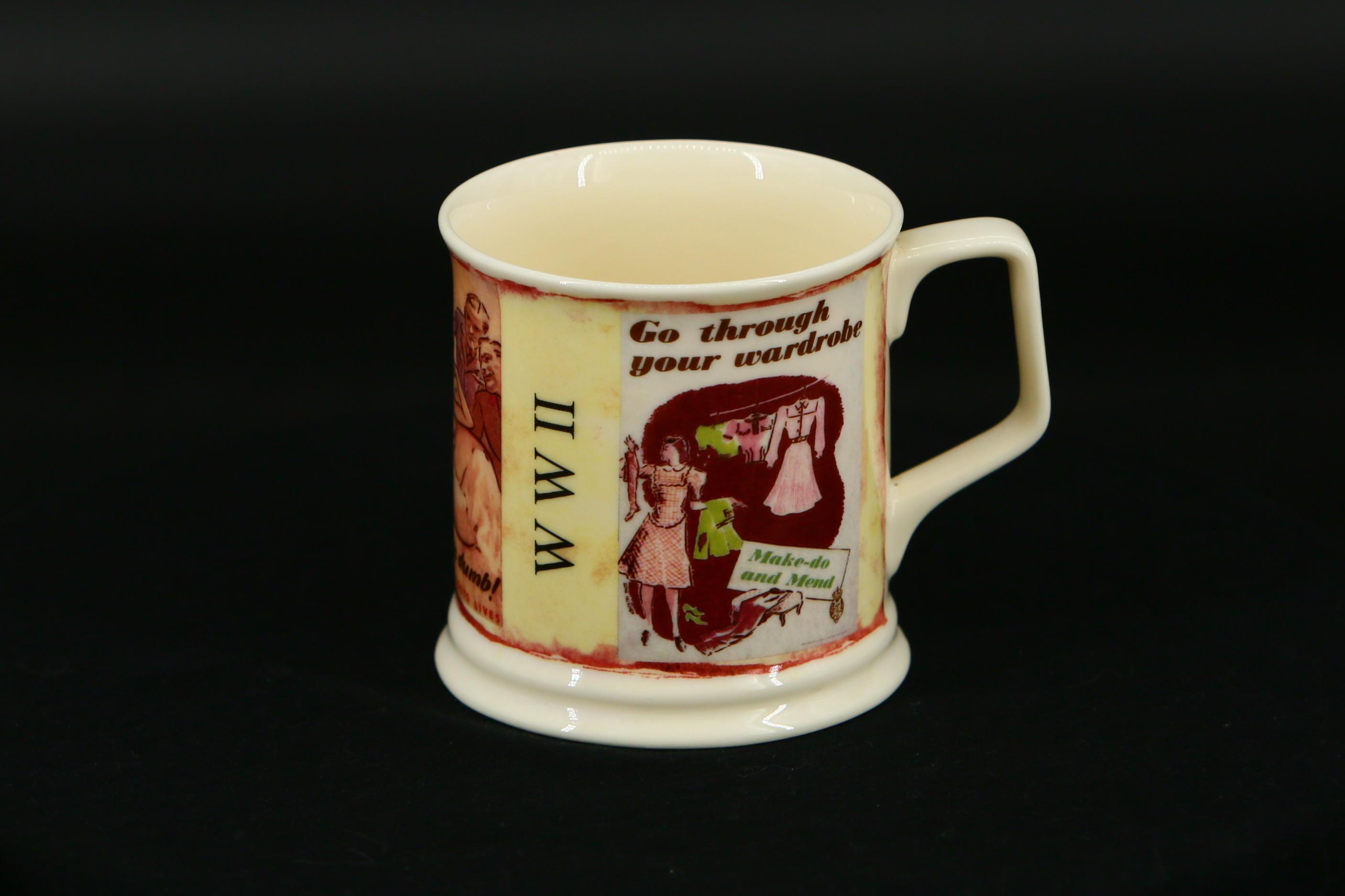 帝国戦争博物館 WWII プロパガンダ マグカップ - ボーンチャイナ IWM 