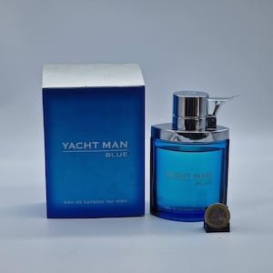 Yacht Man Blue vintage eau de toilette for men with original box (100 ml) Myrurgia (Barcelona),