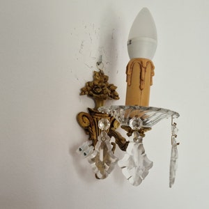 Pair of 2 wall lamps, Antique lamp,