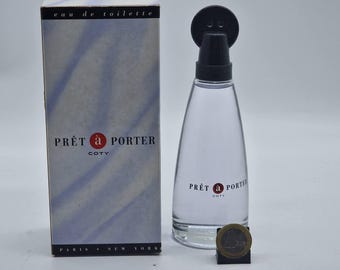 Coty Pret a Porter Eau de Toilette 100ml - Original Vintage Parfum der 90er mit Box
