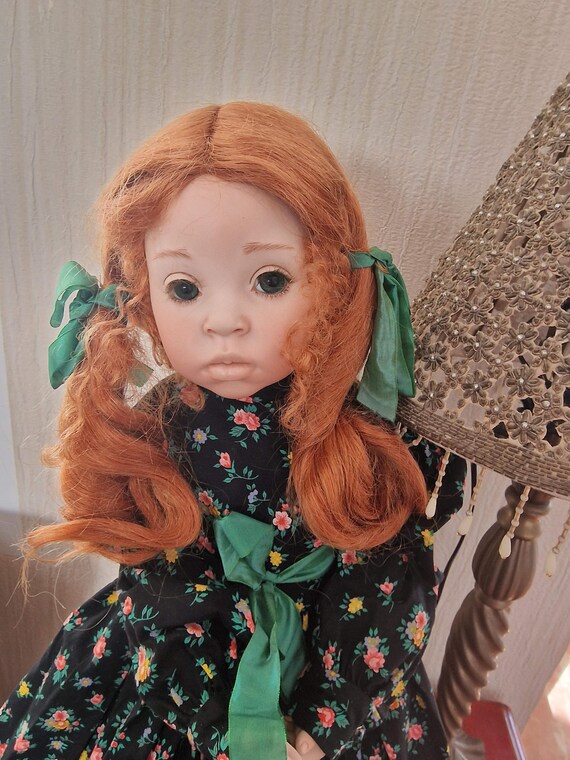Vintage Porcelain Doll Flossie by Donna Rubert 1995, Collectible