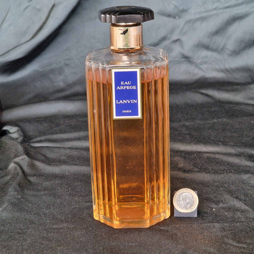 Vintage Perfume & Large Bottle Lanvin Paris Eau Arpège 360 Ml