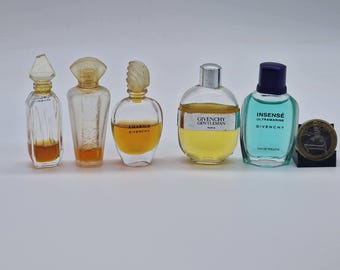 Set of 5 Givenchy Miniature Perfumes - Ysatis, Amarige, Fleur d'Interdit, Gentleman and Insensé Ultramarine