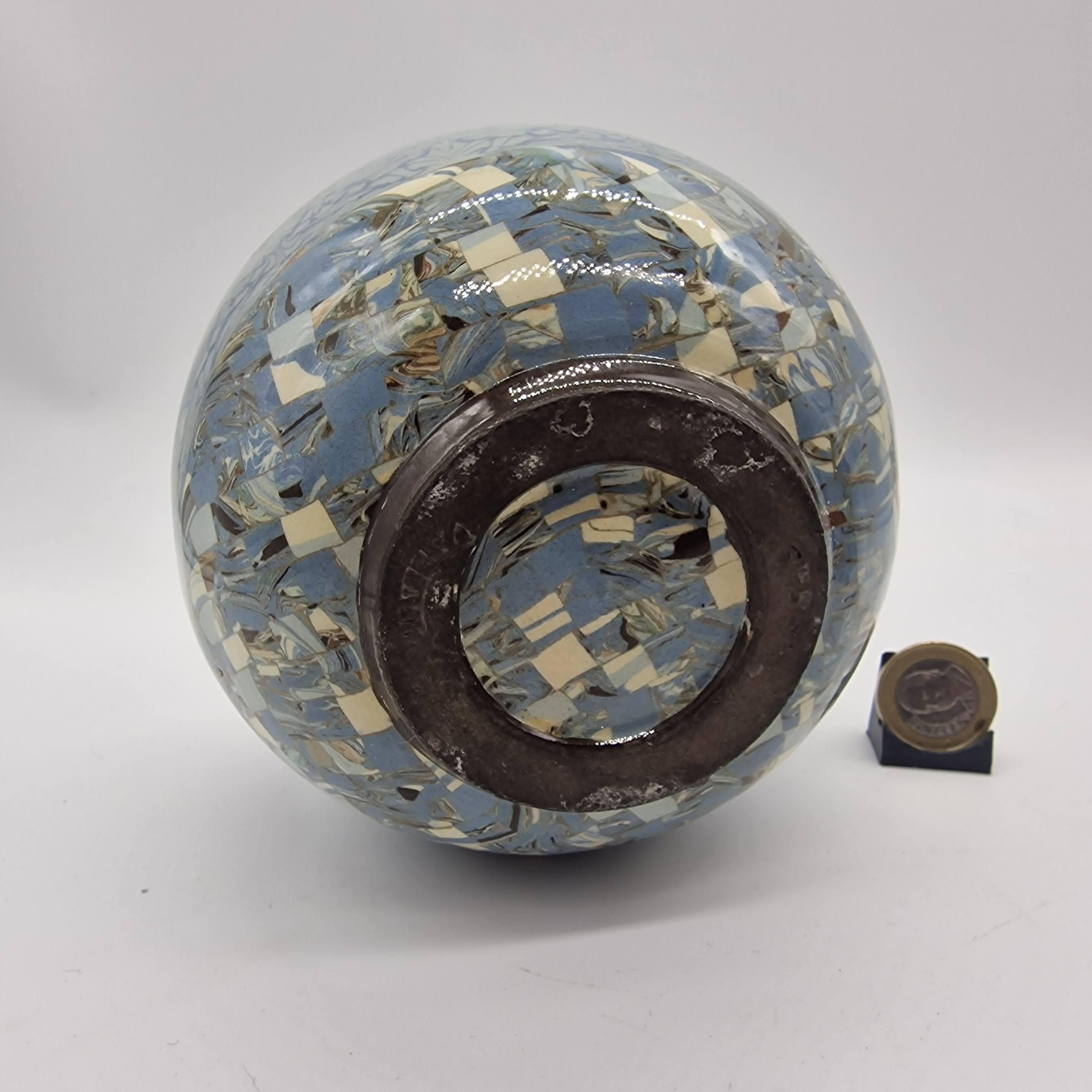 Jean Gerbino Mosaic Vase, Vallauris, France, C. 1960 - Etsy