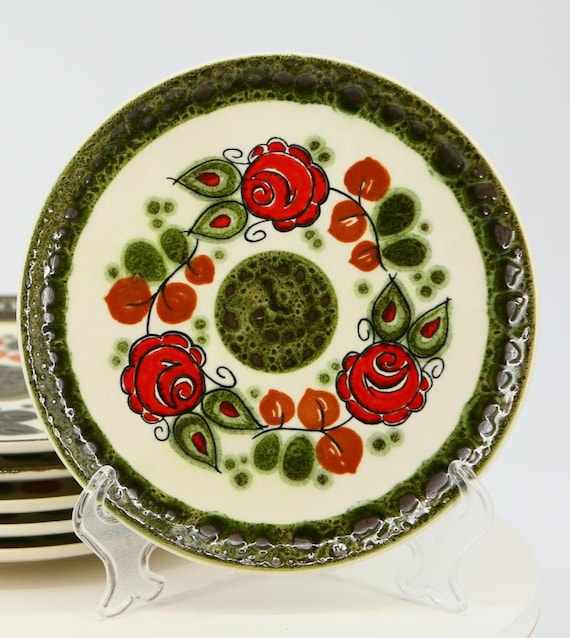 Plateau à Fromages Vintage – Schramberg – Grès Beige/marron – Années 80 – France