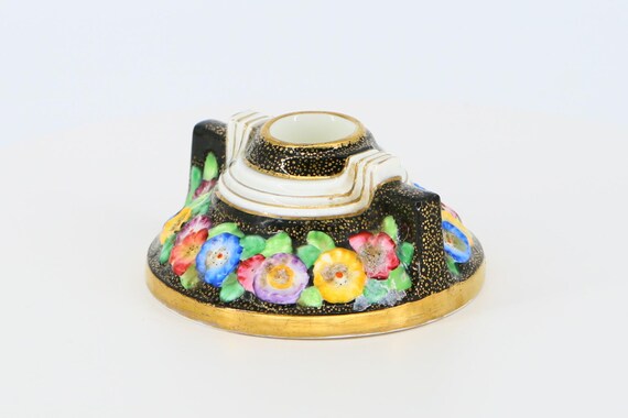 ヴィンテージセラミックキャンドルホルダー、FLANT、トスカーナ中国