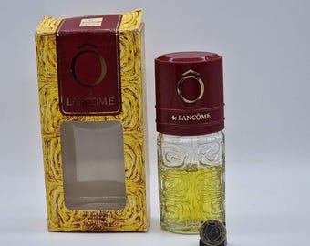 Vintage Perfume Eau de Toilette - Ô de Lancôme 75ml with Original Box - 1980s Collectible French Fragrance - Rare Glass Bottle