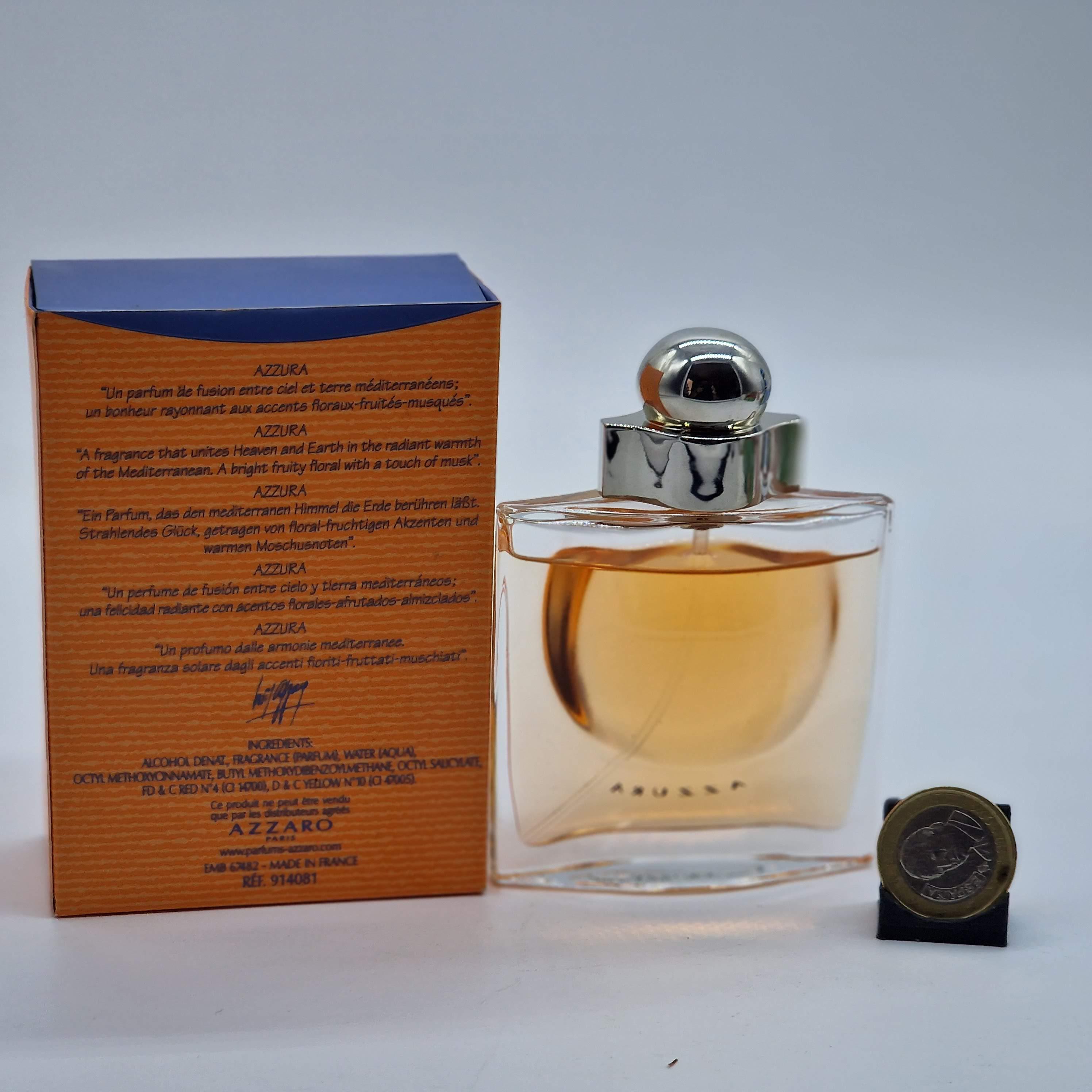 Azzaro Azzura Eau De Toilette 30 Ml Vintage With Box - Made in