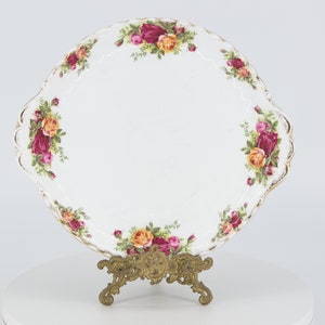 Vintage plate, Old Country Roses, royal Albert, bone China, England