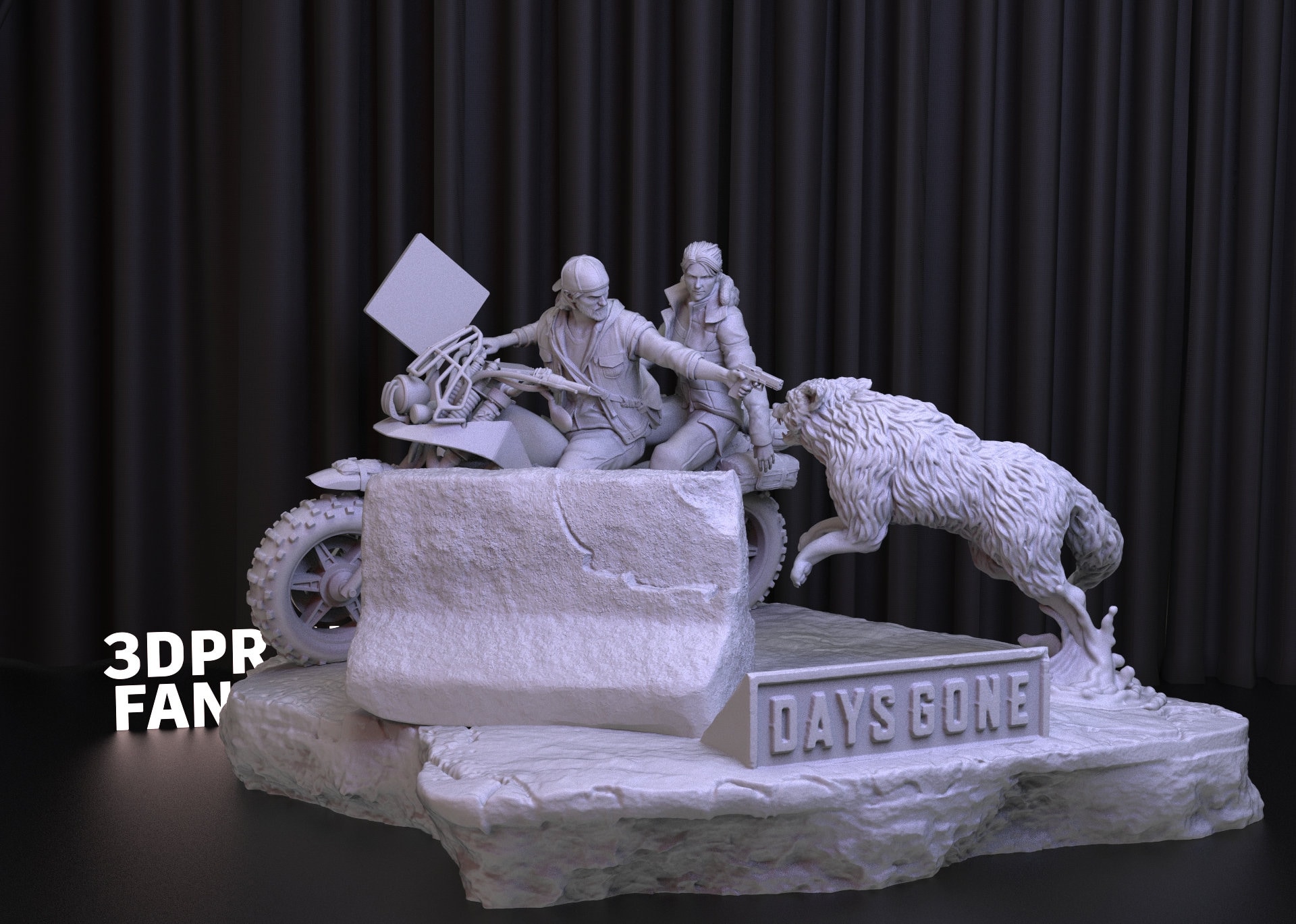 Days Gone 3D Print STL File for 3D Printing3d Digitalinstant Etsy UK