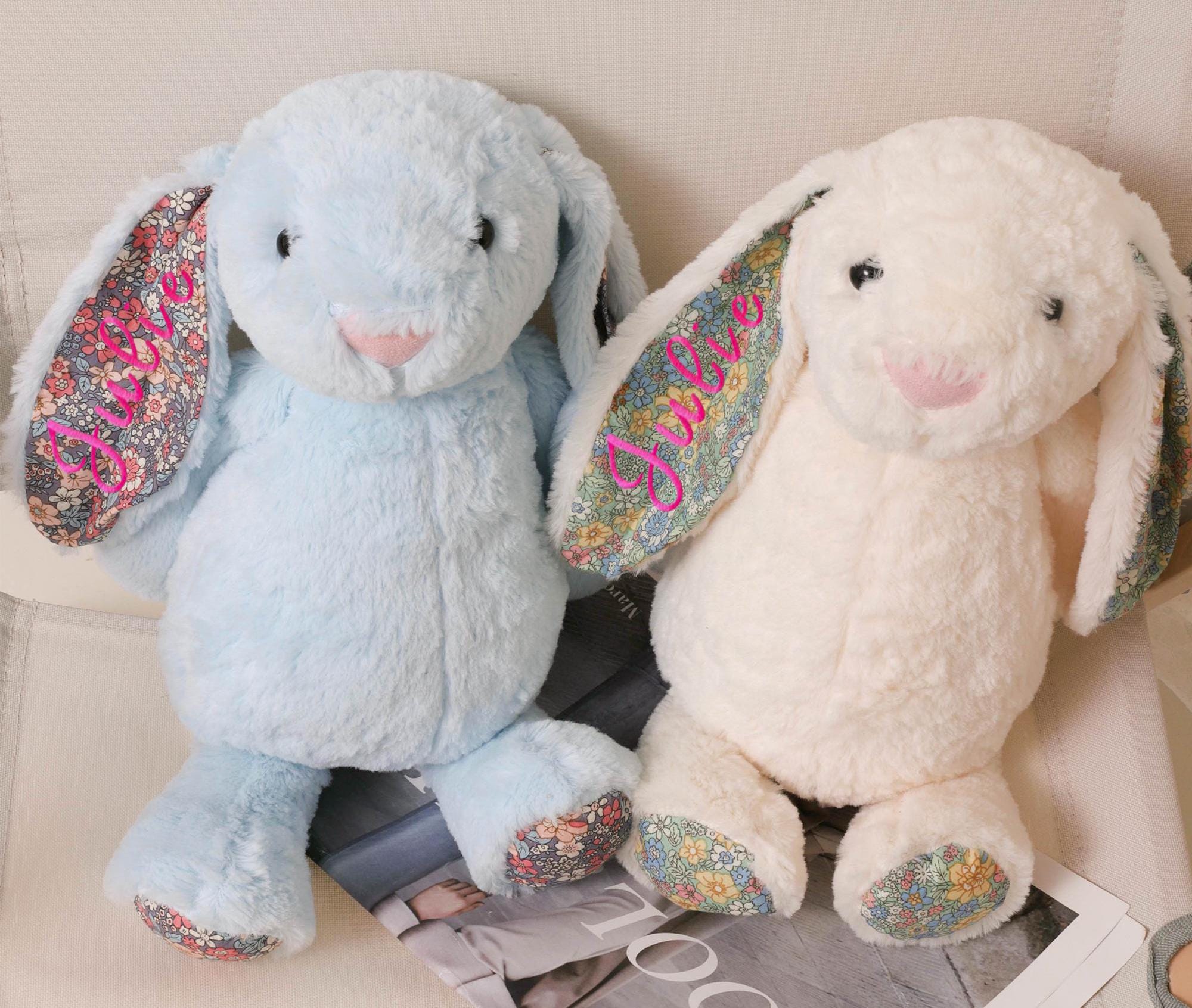 Pink bunny stuffed animal sale