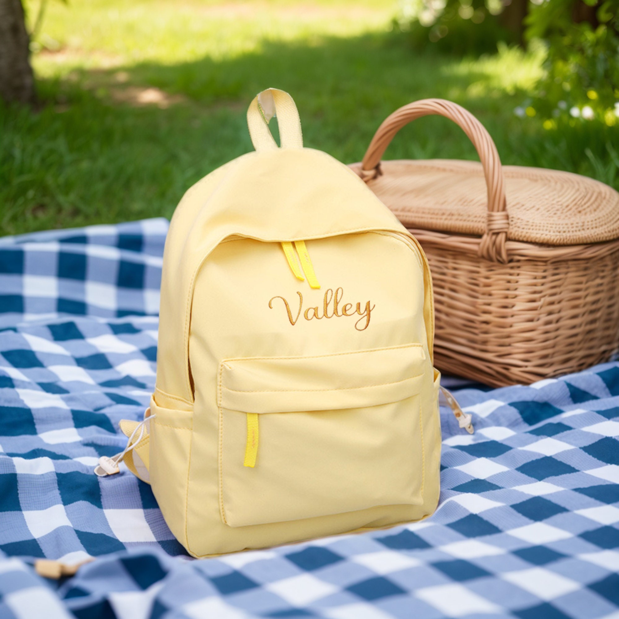 Yellow Backpack Etsy Canada