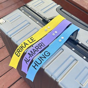 Personalized Name Tag, Ribbon Type, Custom Key Chain, Bag Name Tag, Bag ...