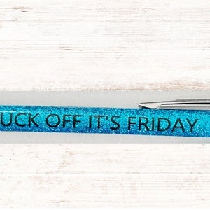 7-Pack Funny Pens,Funny Seven Days of The Week Pens,Describing the mentality,Sarcastic Ballpoint Pens,Creative Gift for Colleague Co-Worker friday