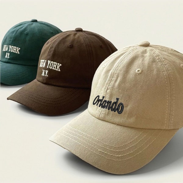 Casquette brodée personnalisée , Casquette pour papa personnalisée , Casquette de baseball avec logo brodé , Votre propre monogramme avec texte , Cérémonie de mariage , Mercerie pour petite entreprise