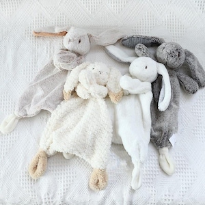 Custom Baby Comforter,Baby Easter Gift,Baby Blanket,Baby Rabbit Gift,Baby Toy,Newborn Baby Gift,Baby Essentials,Rabbit Nursery Decor