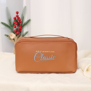 Benutzerdefinierte Make-up-Tasche, Kosmetiktasche für Frauen, Brautjungfer Geschenke Vorschlag, Geburtstagsgeschenk für sie, Reise-Make-up-Tasche, Brautdusche Geschenk