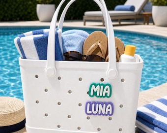 Bolsa de praia impermeável em EVA, bolsa grande para piscina, bolsa de borracha para praia, viagens, natação, academia, piquenique, bolsa de verão para todas as ocasiões.