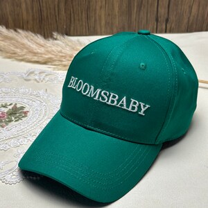 Casquette brodée personnalisée , Casquette pour papa personnalisée , Casquette de baseball avec logo brodé , Votre propre monogramme avec texte , Cérémonie de mariage , Mercerie pour petite entreprise image 2