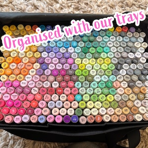 Ohuhu Honolulu 320 Marker Bag Inserts, 3D Printed Organiser Tray Dividers