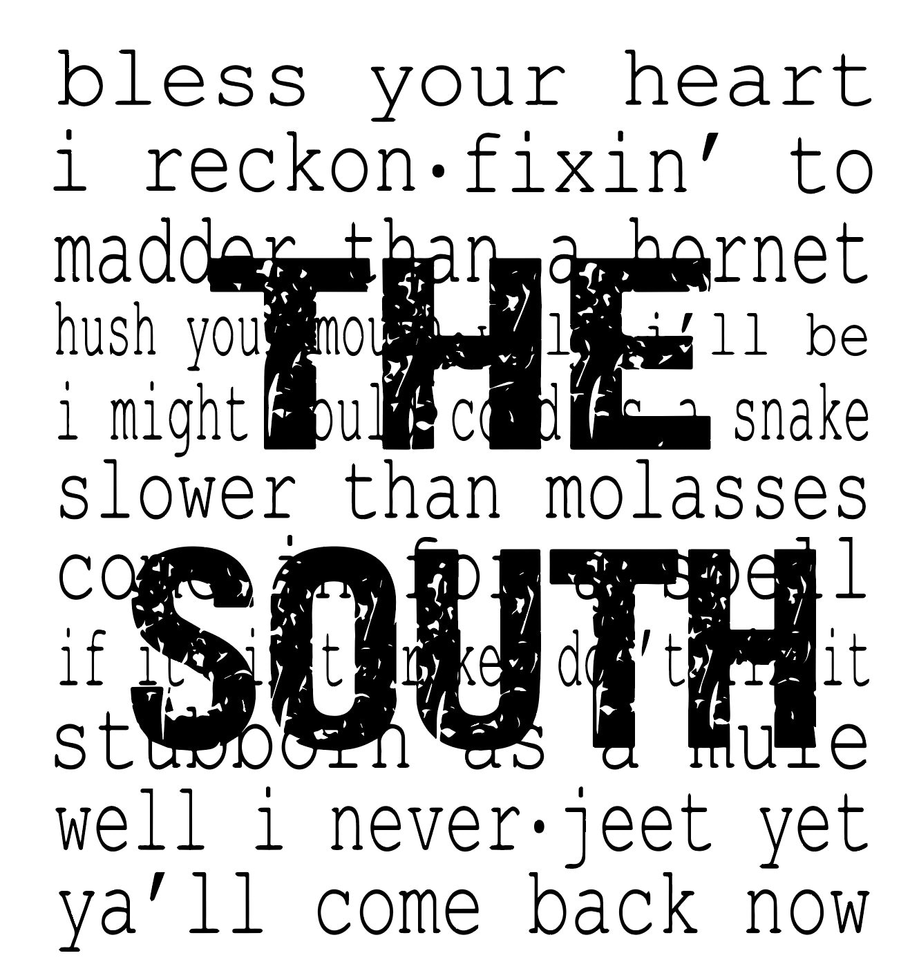 The South With Southern Sayings SVG Etsy