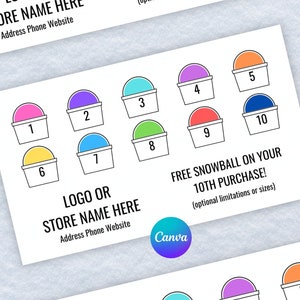 Business Punch Card Template Free  Punch cards, Business card pattern,  Loyalty card template
