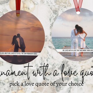 Ornament for loved one , girlfriend ornament, boyfriend ornament, spouse ornament, wife ornament, husband ornament , christmas ornament
