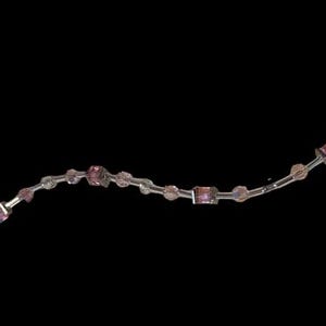 Pink Swarovski Crystal Bracelet