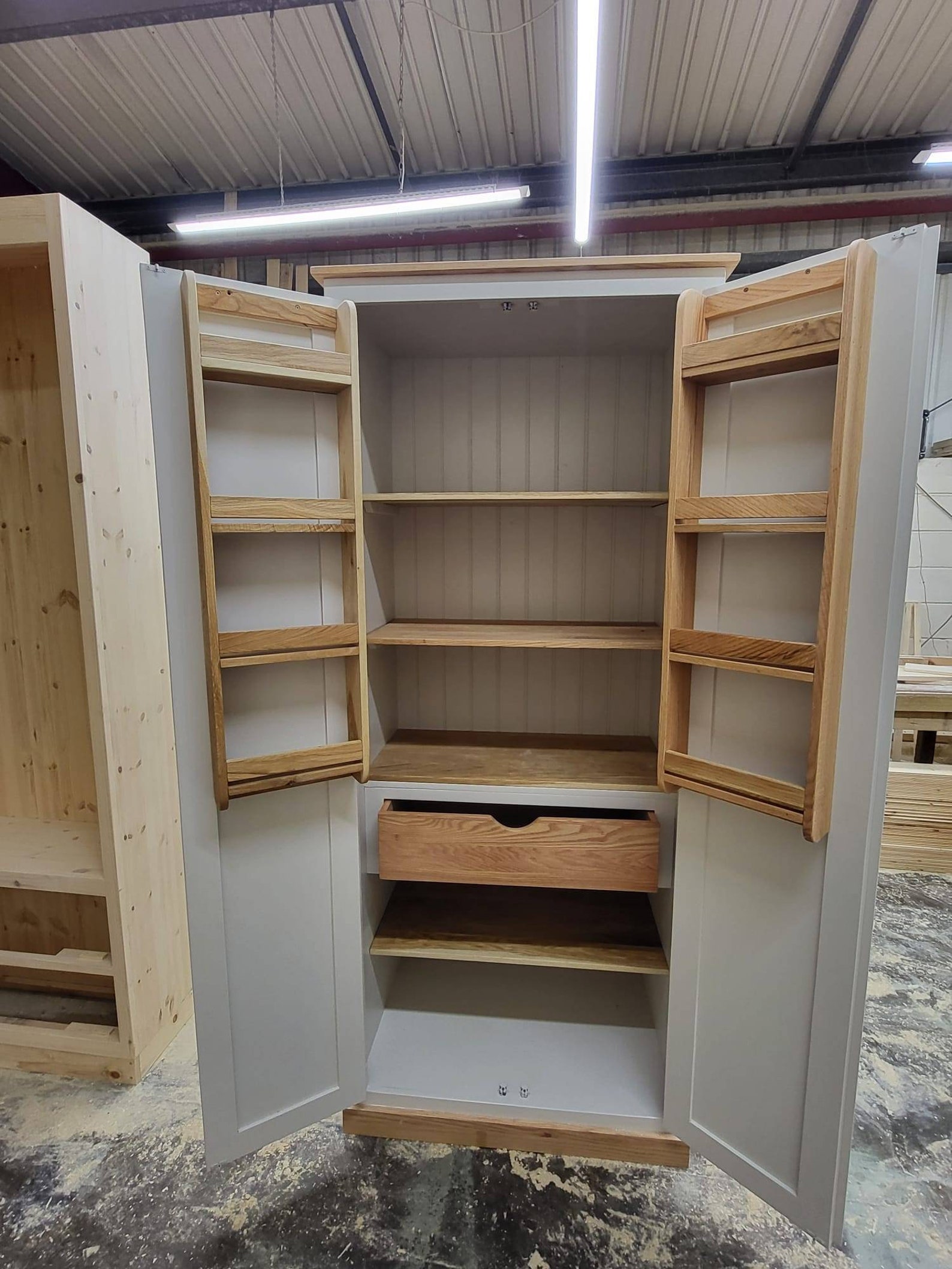 Painted Kitchen Larder Kitchen Storage Cupboard Kitchen Etsy UK