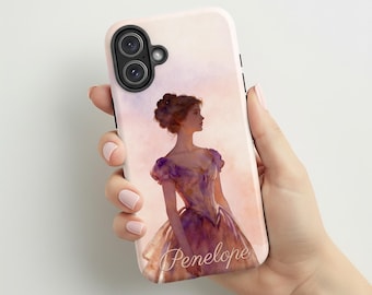 Personalized Bridgerton Regency Phone Case| Romantic Jane Austen Inspired Gift for Her| Compatible with iPhone® and Samsung®