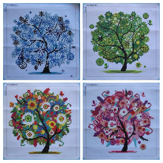 Season of Trees Completed Diamond Art Paintings 
