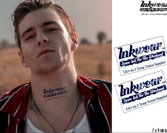 Inkwear Branded Semi-Permanent Tattoo  1 tattoo + 1 free | Lasts 1 to 2 weeks | Fool Friends | SAFE Herbal Inks