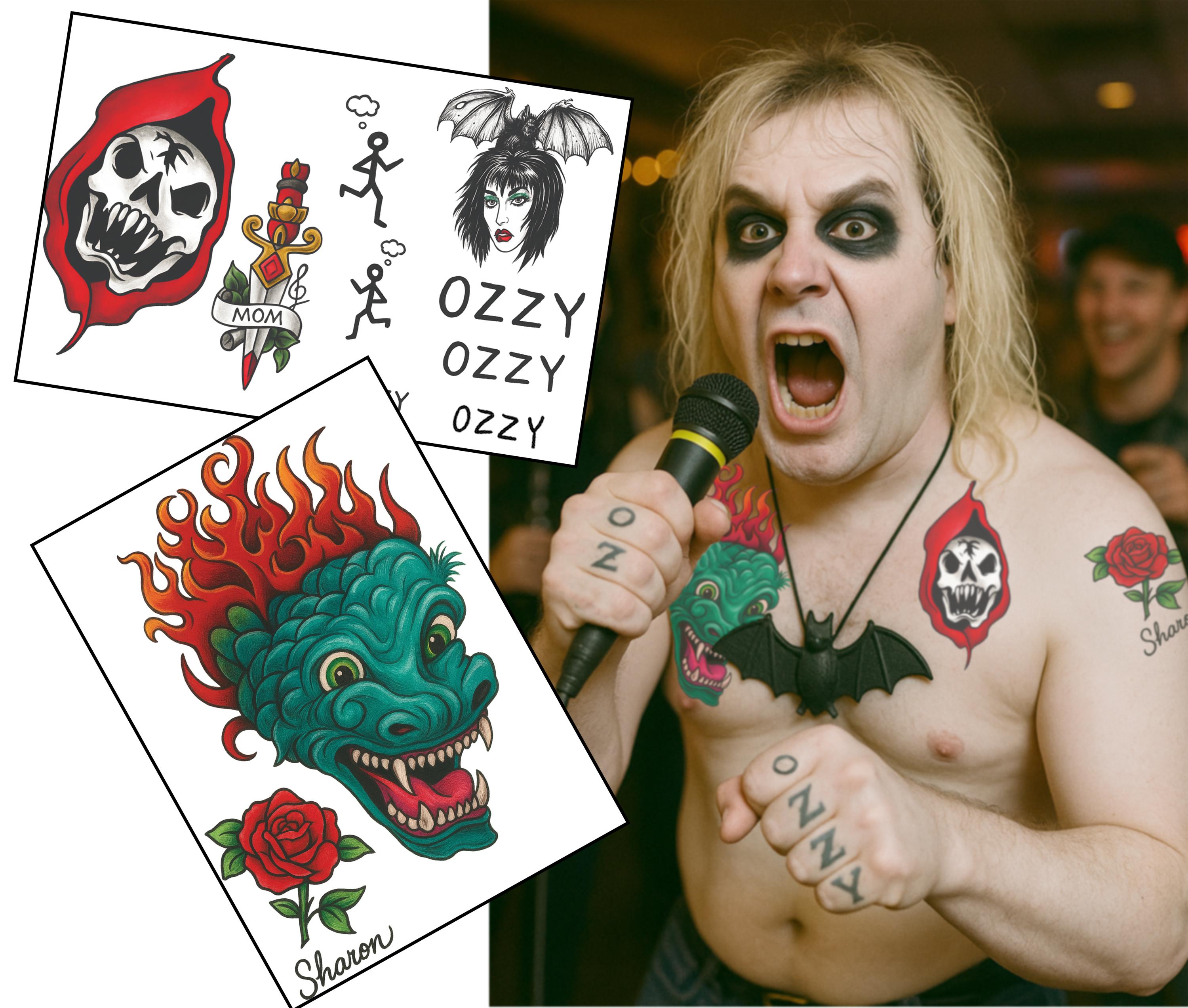 Ozzy Tattoo Shirt - Etsy