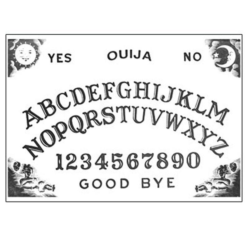 Ouija Board Temporary Tattoo With De Shine Gel Ideal for Halloween - Etsy