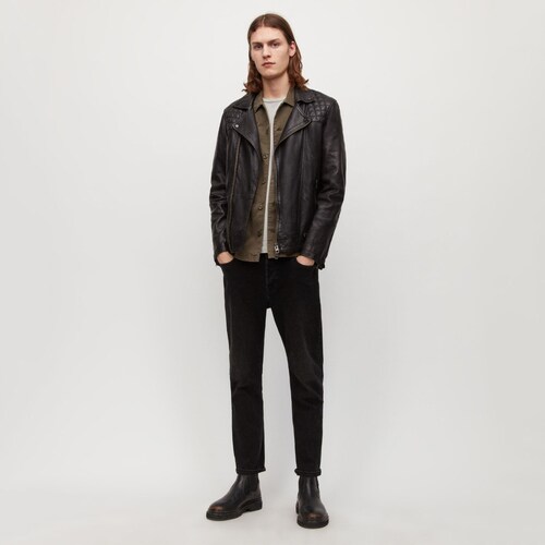 Leather jacket men black leather shops biker jacket Moto jacket skinny fitting Christmas Gift xS to 4XL FREE EXPRESS DELIVERY