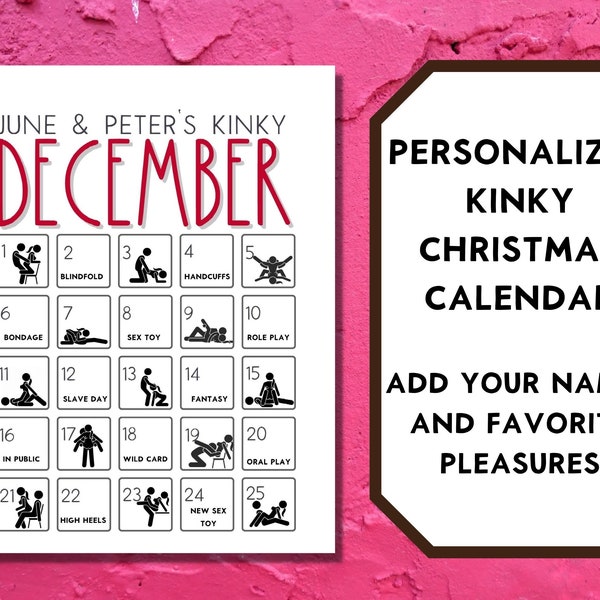 Kinky Advent Calendar Etsy