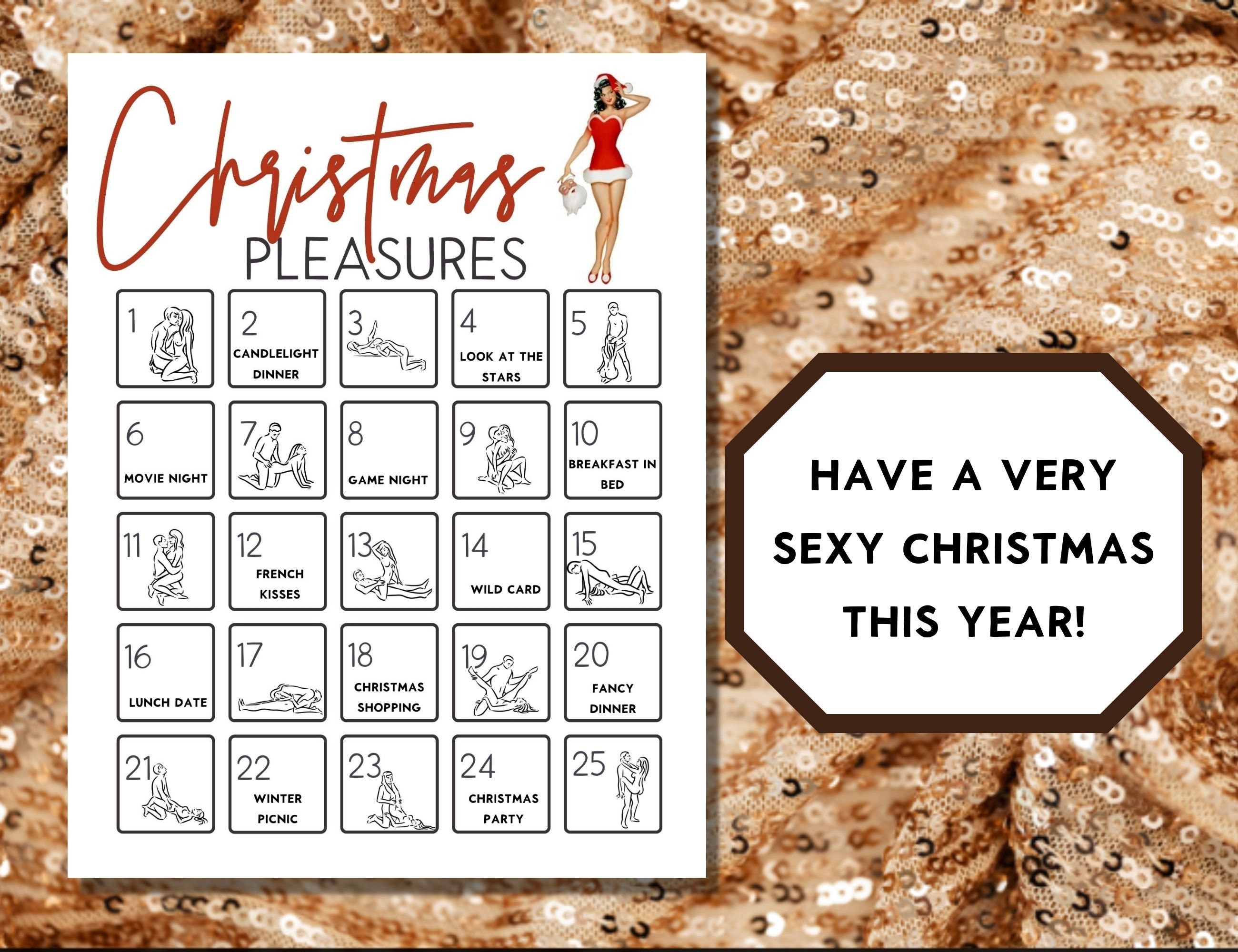 Romantic and Sexy Advent Calendar, Sex Games, Sexy Games, Adult Advent