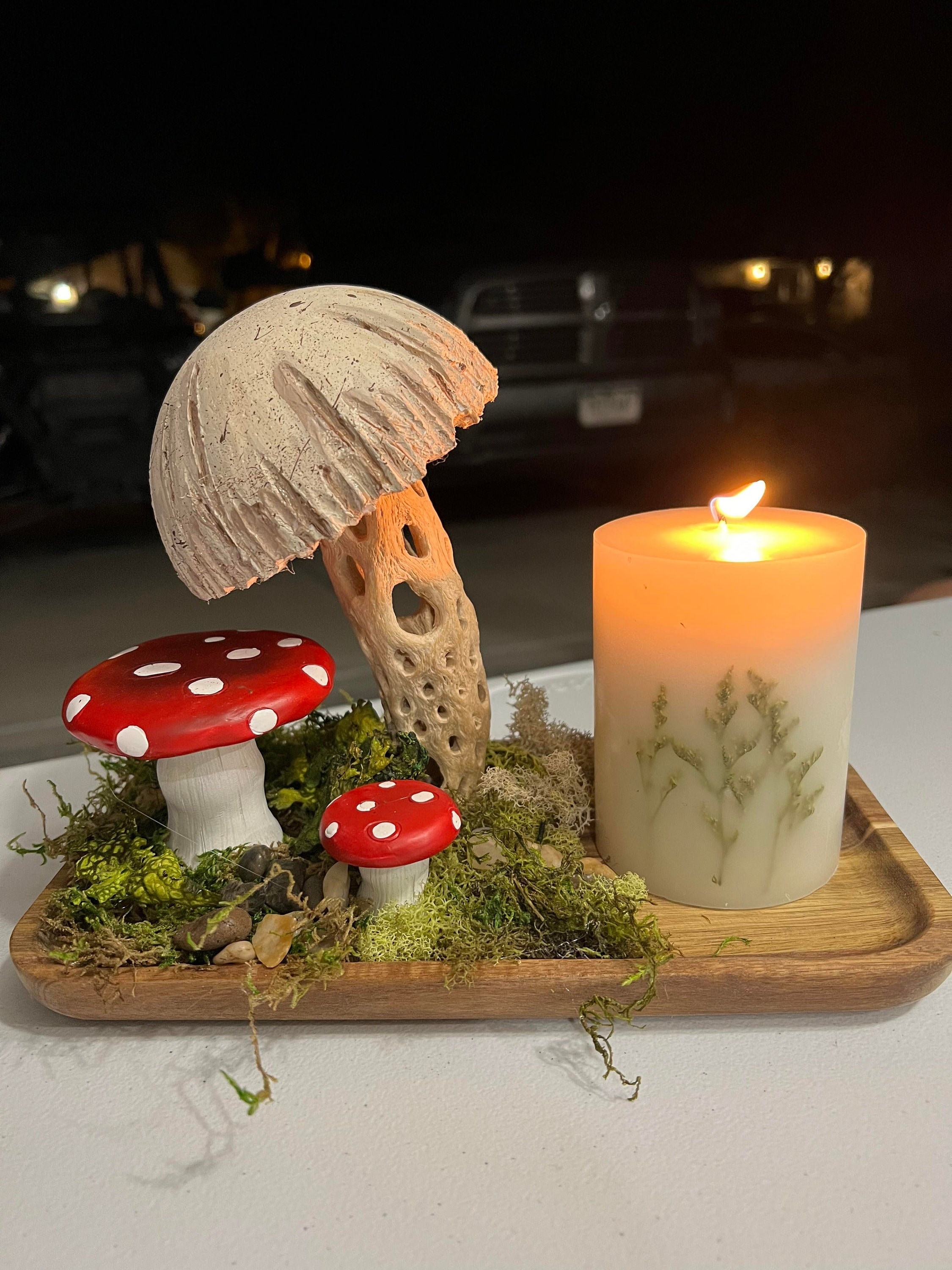 Beeswax & Soy Wax Mushroom Candles – Candlestock