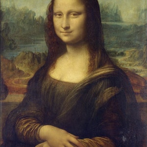 Mona Lisa by Leonardo Da Vinci, Beautiful Woman Wall Decor, Pretty Woman Wall Art, Entryway Decor, Kitchen Poster Print, Library Wall Art