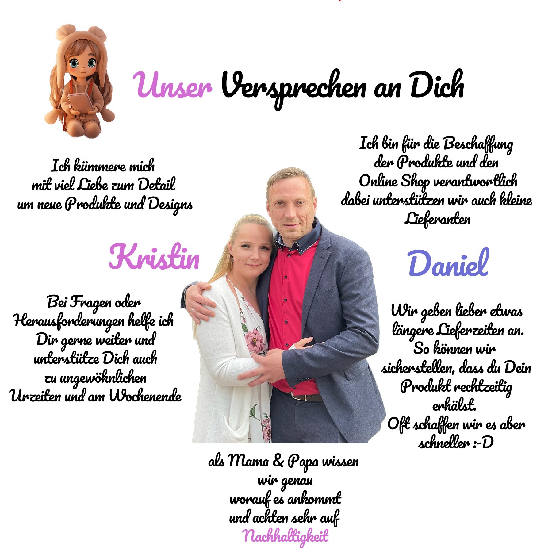 Personalisierbares XXL Kuscheltier Hase Metoo - 48 cm - mit Namen - Geschenk zur Geburt, Geburtstag und Taufe